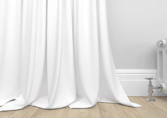 Menton, Pure White - Made to Measure Curtains - Image 6